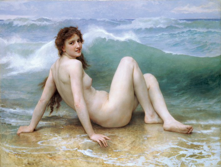  阿道夫·布格罗 Adolphe Bouguereau —— 海浪 (2)